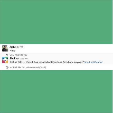 Why Slack now shows the recipient's time and status